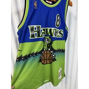 Mitchell& Ness Vintage Size XL NBA Reload Jersey Atlanta Hawks Steve Smith #8